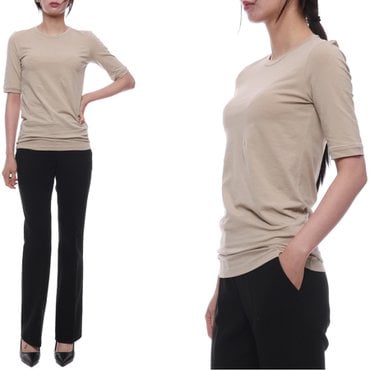 브루넬로쿠치넬리 25SS 여성 모닐리 트리밍 반팔티셔츠 (M0T18B0160 C8539 25S)