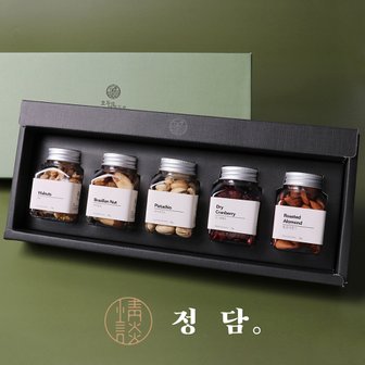 SSG정담 [SSG정담x호두랑아몬드랑]프리미엄 견과 선물세트 명품 1-1호[호두,아몬드,브라질넛,피스타치오,건크랜베리] / 쇼핑백동봉