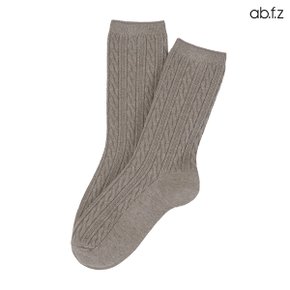 소프트 케이블 골지 니트 양말 (AFA4MA32A)