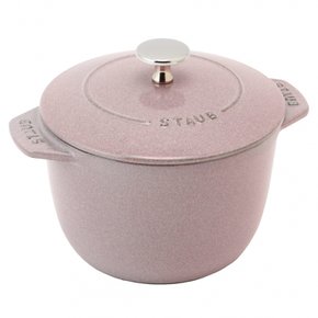 staub 스토우브 [라 코콧 de GOHAN 쉬폰 로즈 M 16cm] 밥 냄비 밥솥 2합 주물 법랑 냄비 밥솥