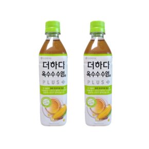 롯데 더하다 옥수수수염차 플러스 500ml 12개