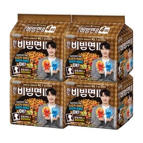 비빔면II(4입) X4팩 + 포토카드