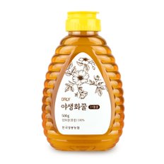 국내산 천연 1+등급 야생화꿀 500g