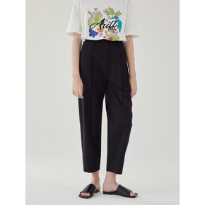 Nora round slacks_BLACK