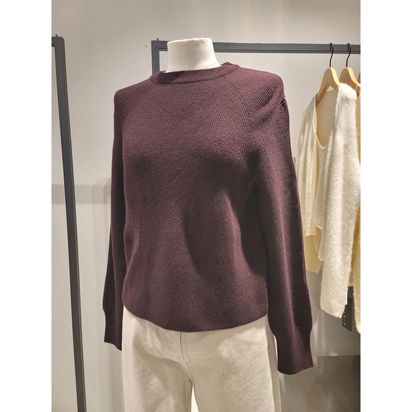[여주점] 사선 니트 풀오버(SAKP56461)