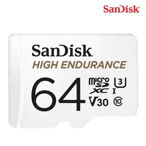 마이크로 SD카드 블랙박스 CCTV 64GB 64기가 QQNR Class10 MicroSD 샌디스크 정품