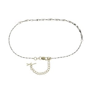 페르테 피암마 옐로블랙 앵클리스 25cm, Fiamma Yellow&Black Anklet 25cm, 14k yellow gold, black gold