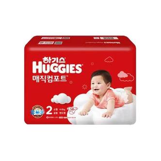  하기스 2023 New 매직컴포트 밴드 2단계 남여공용 소형 58p