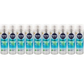맨 프레시 킥 쉐이빙 폼200ml x10개 상쾌한 면도