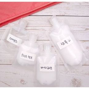 리빙앤팩 다용도 깔끔튜브 여행용 소분 튜브 용기 100ml