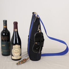 2구 와인 칠러 토트 백 MACI BAG _Two Bottle Wine Chiller Tote _ NAVY