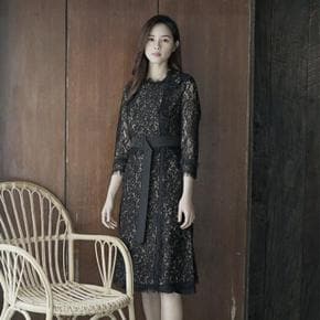 Leopard lace coat dress (S2514909)