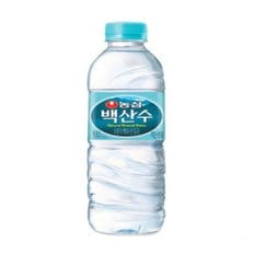 총20병 농심 백산수 500ml 백산수500 백산수500cc 생수500 백산수500 20 유/무라벨 랜덤발송 작은생수 학교