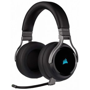 Corsair VIRTUOSO RGB WIRELESS Carbon 무선 게이밍 헤드셋 유선 USB CA-9011185-AP SP892