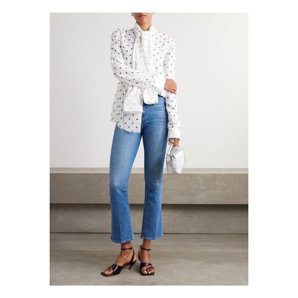 아웃사이더 플러드 크롭 플레어 진 46376663162900269