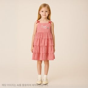 [스타필드 고양]_로엠걸즈 레드 딸기 깅엄 원피스 RGOW2557P
