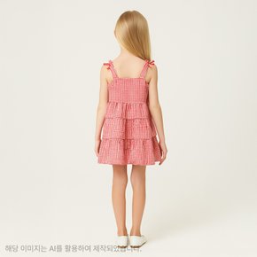 [스타필드 고양]_로엠걸즈 레드 딸기 깅엄 원피스 RGOW2557P