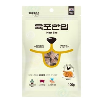 더독 육포한입 칠면조 100g