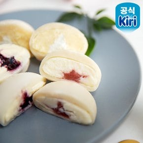 [냉동]끼리 크림치즈 찰떡 3종 12개(스트로베리,블루베리,치즈케익)