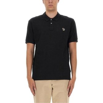 폴스미스 폴 스미스 폴로 티셔츠 M2R 183K KZEBRA 79 BLACK DOM