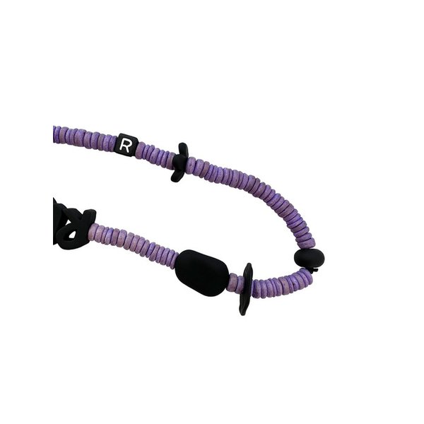 nature beads phone strap violet
