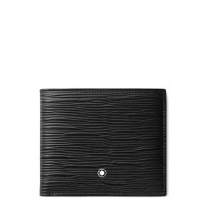 우먼 Montblanc 마이스터튁 4810 바이폴드 월렛 지갑 블랙 8167219