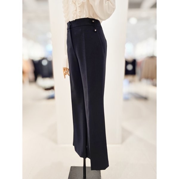 [파주점] [더아이잗컬렉션]와이드핏 투 버튼 슬랙스 팬츠 CR2A0SL311