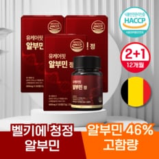 프리미엄 메가 알부민 고함량 먹는 난백 실크 단백질 120정 2+1개 12개월분