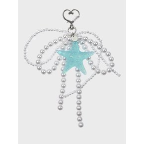 LOVE STARFISH BAG CHARM (PEARL)