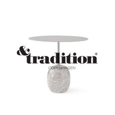 &TRADITION Lato Table LN9 Ø50 x 45cm Oval 라토 테이블 LN9 웜 블랙 탑/엠파라도어 마블베이스