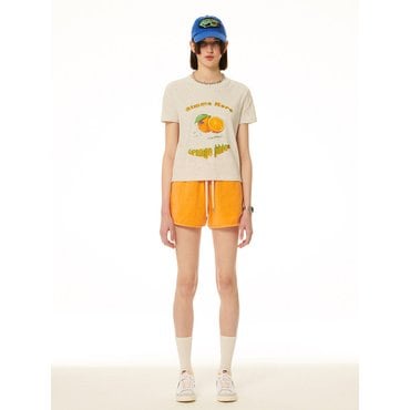 하케쉬(Hackesch) Terry Shorts_Orange