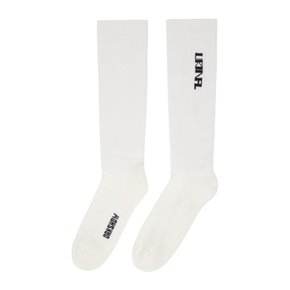 다크쉐도우바이릭오웬스 오프 화이트 코튼 양말 DA02C5469 SOCKC 119 MILK/BLACK