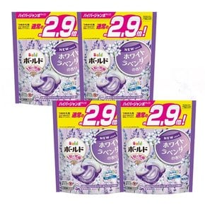 일본 캡슐 세탁 세제 4D젤볼 퍼플 라벤더 32개입 x 4팩
