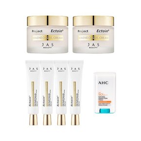 [쟈스] 엑토인 맨얼굴 크림 55ml x2 + 30ml x4 + AHC 프레쉬 선스틱 17g