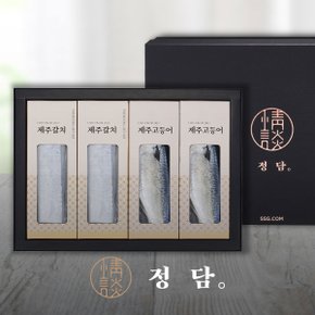 명절이후배송][SSG정담x본제주][제주 갈치/고등어 혼합세트(갈치2미 4토막 800g+고등어6쪽 1,020g)