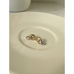 [925silver] Combie circle earring