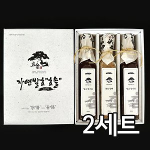  효솔 유산균 발효 참기름 선물세트1[중국산] 참기름+들기름+볶은깨 2세트