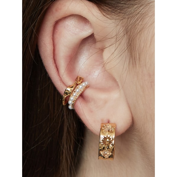 PENSEE PEARL CUFF SET SE0090