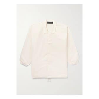 피어오브갓 에센셜 코치 로고 아플리케 셸 재킷 그레이 1647597319588382