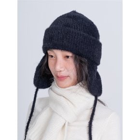 Logo ear muff beanie