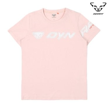 다이나핏 KICK IN (킥인)  면터치 기능성 소재 여성 반팔티셔츠 (L/Pink) (YWM22234P1) GNWT