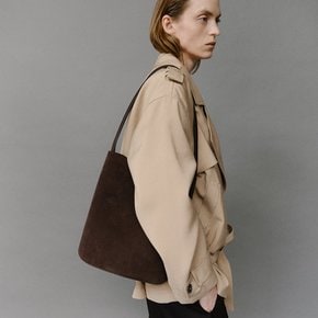 Medium Mug shoulder bag Suede Umber 로서울 머그백