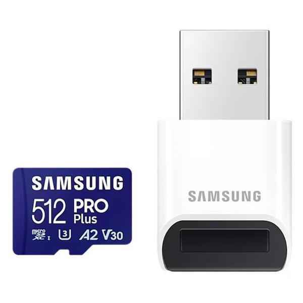 삼성전자 삼성 PRO Plus with Card Reader 마이크로SD 메모리카드 512GB (리더기포함)(1)