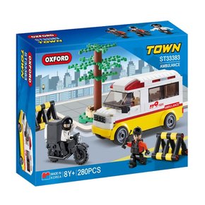 TOWN AMBULANCE 119 구급대 긴급자동차 장난감 블럭 학습교재 수업교구