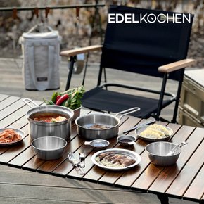 통3중 트리플마스터 6종 16cm (냄비+팬+찜기+그릇+볼+가방포함)+연마제 클리너1P 증정(4/19~27)