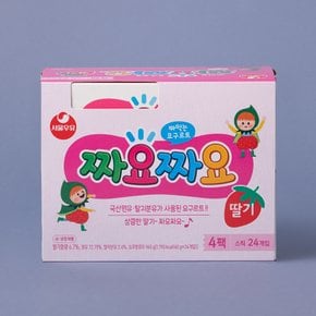 짜요짜요 딸기 기획 4팩 (총 24스틱)