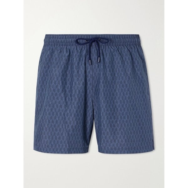 스트레이트 레그 미드 렝스 프린트 스윔 쇼츠 46376663163067614