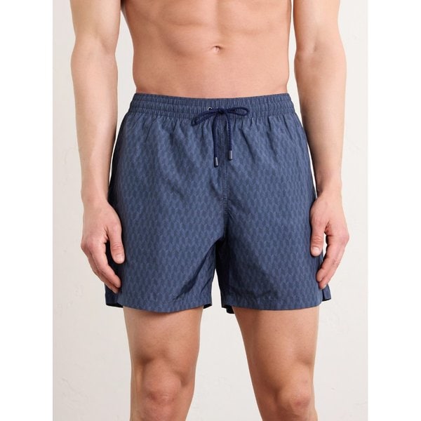 스트레이트 레그 미드 렝스 프린트 스윔 쇼츠 46376663163067614