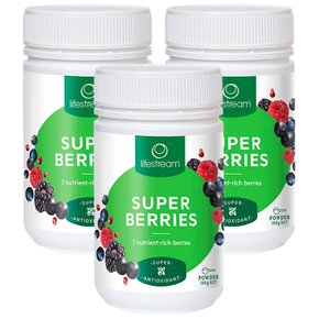 뉴질랜드 라이프스트림 슈퍼 베리 파우더 분말 100g BERRIES 3팩