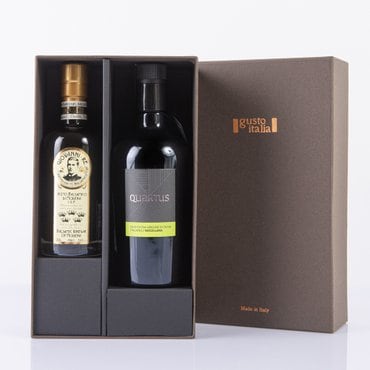 쿠아르투스 죠반니레 크라운5 발사믹식초 250ml+쿠아르투스 노첼라라 엑스트라버진 올리브오일 500ml